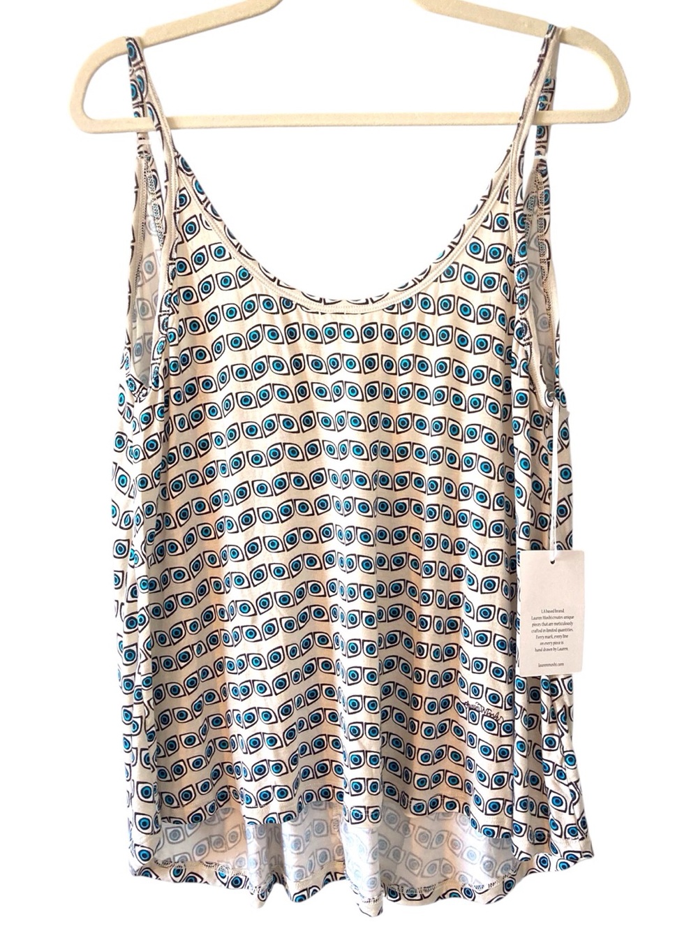 Lauren Moshi Evil Eye Tank – NWT Boutique LA Graphic Top